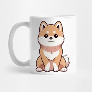 Cute Chibi Shiba Inu Sitting Mug